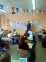Сотрудники Госавтоинспекции города Светлогорска провели урок со школьниками поселка Янтарный